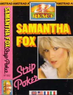 Portada de la descarga de Samantha Fox Strip Poker
