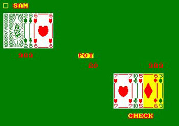 Pantallazo del juego online Samantha Fox Strip Poker (CPC)