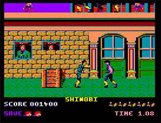 Pantallazo del juego online Shinobi (CPC)