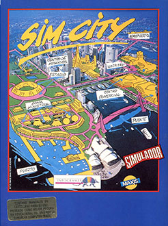 Carátula del juego Sim City (CPC)