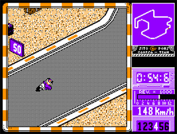 Pantallazo del juego online Sito Pons 500 Cc Grand Prix (CPC)