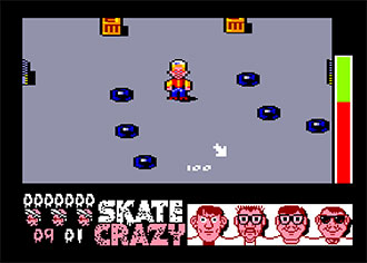 Pantallazo del juego online Skate Crazy (CPC)