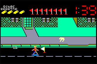 Pantallazo del juego online Skate Rock (CPC)