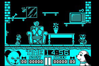 Pantallazo del juego online Sooty And Sweep (CPC)