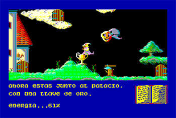 Pantallazo del juego online Sorcery (CPC)