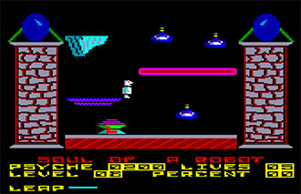 Pantallazo del juego online Soul of a Robot (CPC)