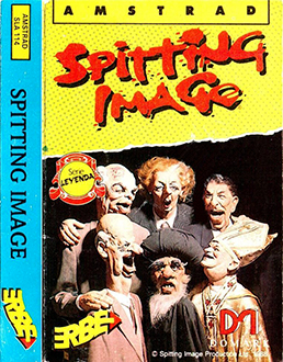 Carátula del juego Spitting Image The Computer Game (CPC)