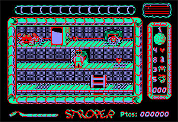 Pantallazo del juego online Stroper (CPC)