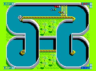 Pantallazo del juego online Super Sprint (CPC)