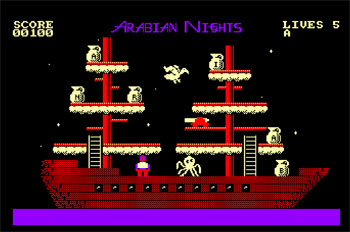 Pantallazo del juego online Tales of the Arabian Nights (CPC)