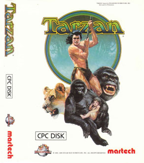 Carátula del juego Tarzan (CPC)