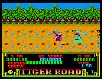 Pantallazo del juego online Tiger Road (CPC)