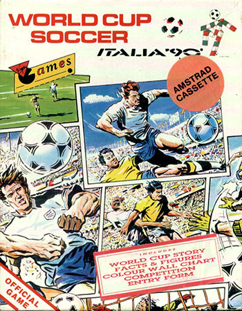 Carátula del juego World Cup Soccer Italia 90 (CPC)