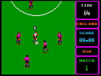 Pantallazo del juego online World Cup Soccer Italia 90 (CPC)