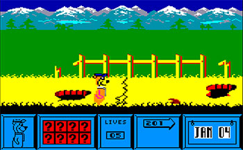 Pantallazo del juego online Yogi Bear (CPC)