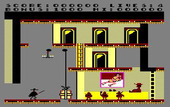 Pantallazo del juego online Zorro (CPC)