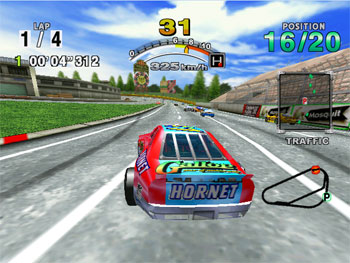 Pantallazo del juego online Daytona USA 2001 (DC)