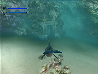 Pantallazo del juego online Ecco the Dolphin Defender of the Future (DC)