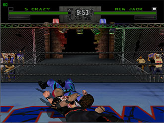 Pantallazo del juego online ECW Hardcore Revolution (DC)