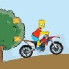 Juego online Simpson Bike