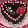 Juego online Valentine Chocolate Cake