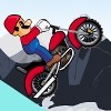 Juego online Mario Snowbike Juego online Mario Snowbike