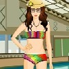 Juego online Swimming pool girl dress up Juego online Swimming pool girl dress up