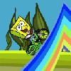 Juego online Spongebob Rainbow Rider