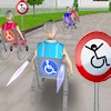 Juego online Wheelchair race