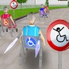 Juego online Wheelchair race Juego online Wheelchair race