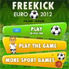 Juego online Freekick Euro2012