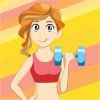 Juego online Hana's Gym Juego online Hana's Gym