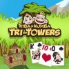 Juego online Kiba & Kumba Tri Towers Solitaire