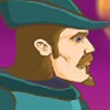 Juego online Robin Hood - a fight with a zombie