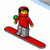 Juego online Lego Sports Snowboard Challenge Juego online Lego Sports Snowboard Challenge