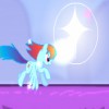 Juego online Rainbow Pony Dash