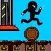 Juego online Super Ninja Sushi Barrel Jumper