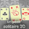 Juego online Tri Peak Solitaire 3D