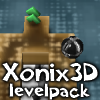 Juego online Xonix 3D levels pack