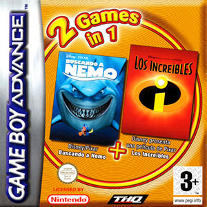 Juego online 2 Games in 1: Buscando a Nemo - Los Increibles (GBA)