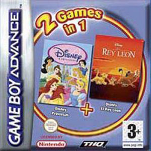 Juego online 2 Games in 1: Disney Princesas - El Rey Leon (GBA)