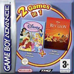 Carátula del juego 2 Games in 1 Disney Princesas - El Rey Leon (GBA)