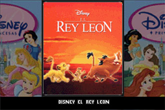 Pantallazo del juego online 2 Games in 1 Disney Princesas - El Rey Leon (GBA)