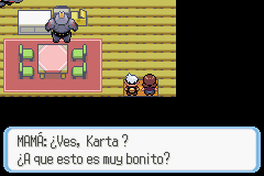 Pantallazo del juego online Pokemon  edicion Rubi (GBA)