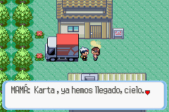 Pantallazo del juego online Pokemon Edicion Zafiro (GBA)