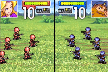 Pantallazo del juego online Advance Wars (GBA)