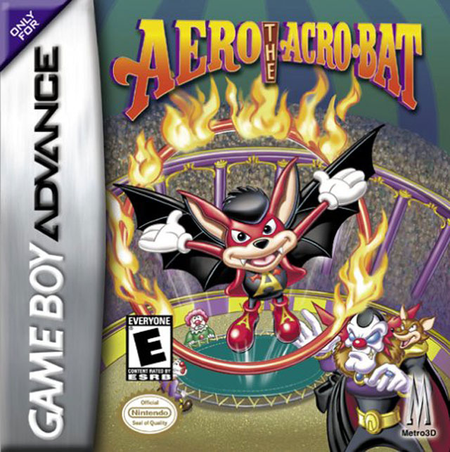 Carátula del juego Aero the Acrobat (GBA)