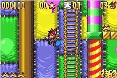 Pantallazo del juego online Aero the Acrobat (GBA)