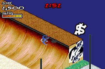 Pantallazo del juego online Aggressive Inline (GBA)