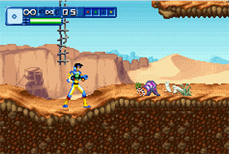 Pantallazo del juego online Alienators Evolution Continues (GBA)